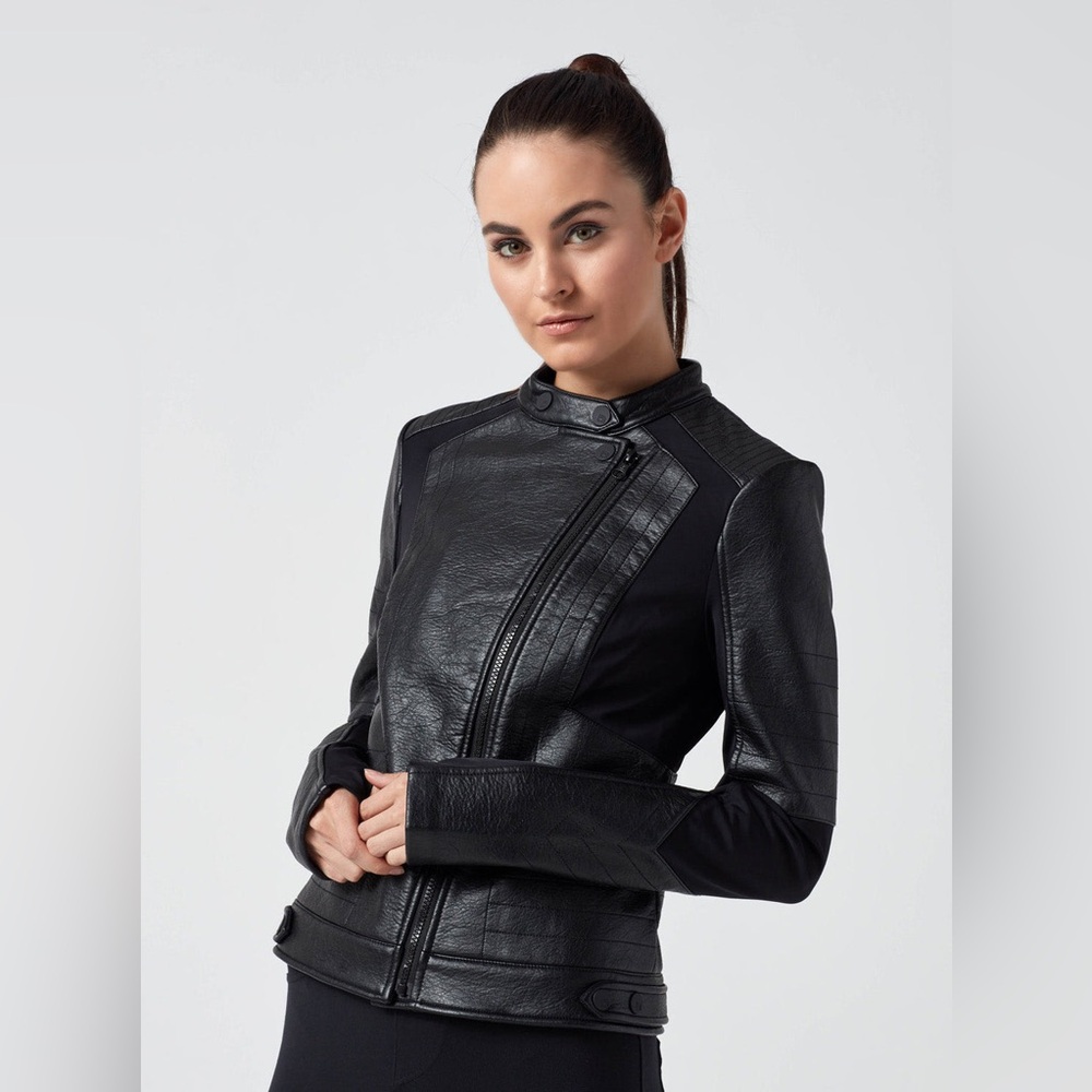 Blanc Noir RYDER MOTO JACKET